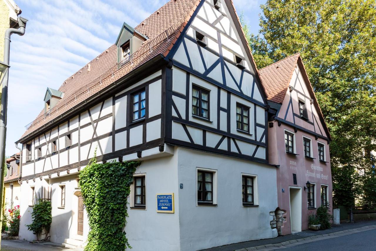 Hotel-Gasthof Zur Post 벨부르크 외부 사진