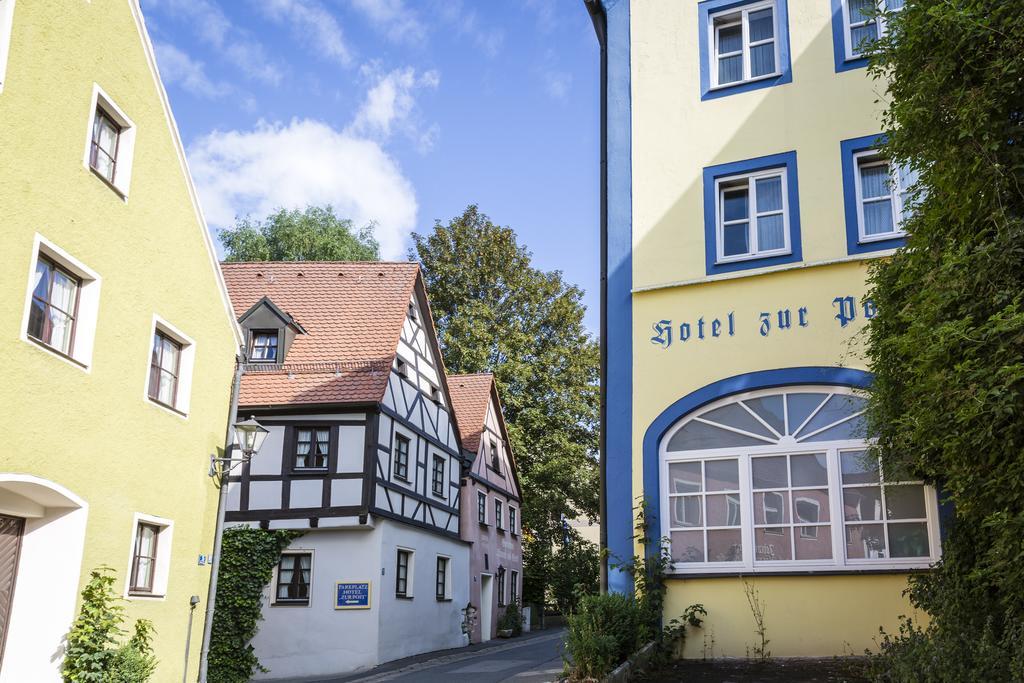 Hotel-Gasthof Zur Post 벨부르크 외부 사진
